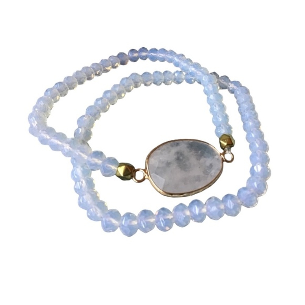 Crystal Stackable Bracelet Set of 2